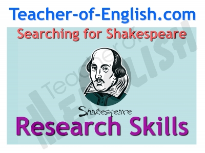 Searching for Shakespeare Teaching Resources